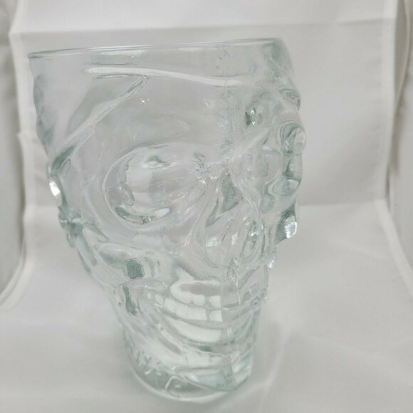 Treasure Island Las Vegas Skull Glass Mug Halloween‎ Spooky Skeleton Drinkware - Picture 1 of 8